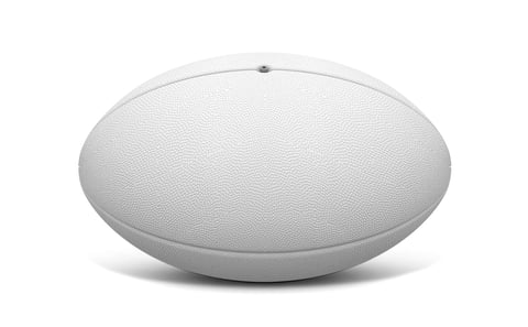Custom printed rugby ball