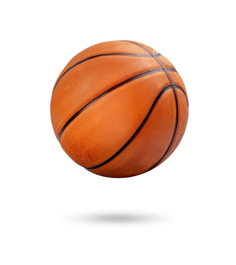 Custom printed basketball
