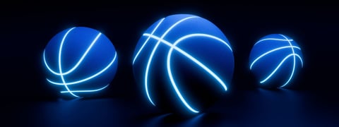 Custom basketball with UV printing